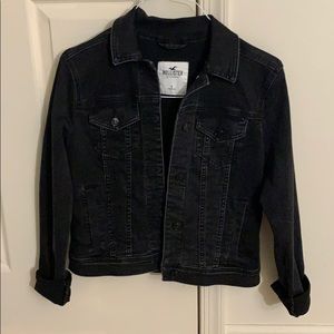 Black jean jacket